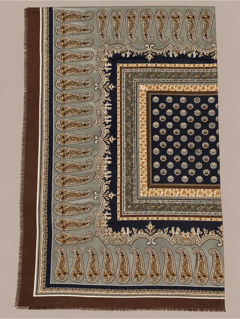 Luxury Paisley scarf 48x90